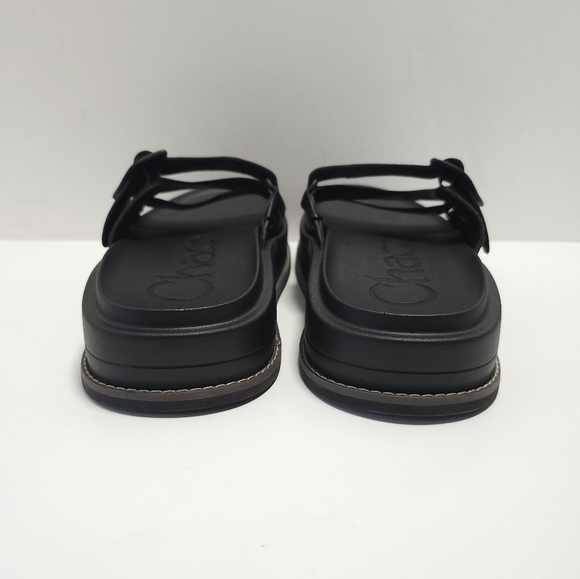 Chaco Townes Slide Midform Womens Black Sandals Size 9 - Picture 4 of 8